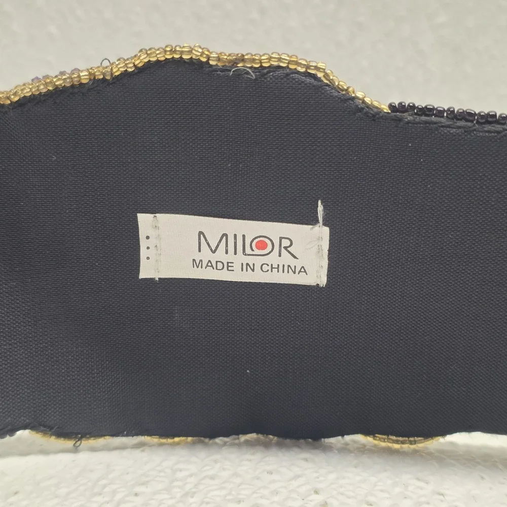 Vintage Milor Beaded Embellished Womens Belt 33.5
